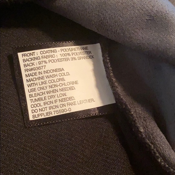 Worthington Faux Leather Sleeveless Top - Picture 5 of 6